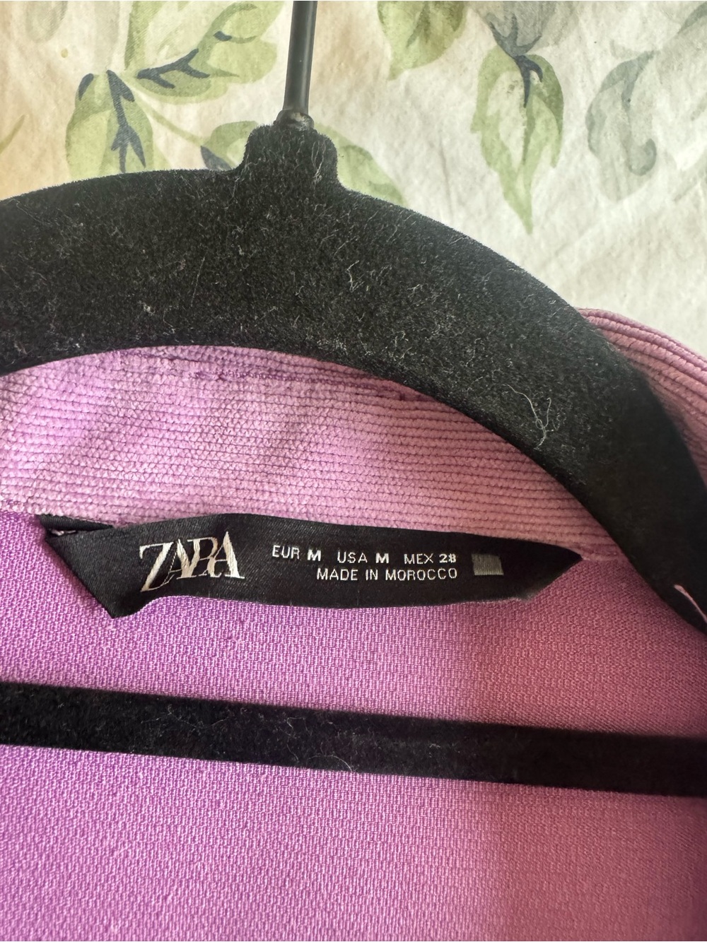 Zara Lilac Button-Front Shacket - Picture 3 of 6